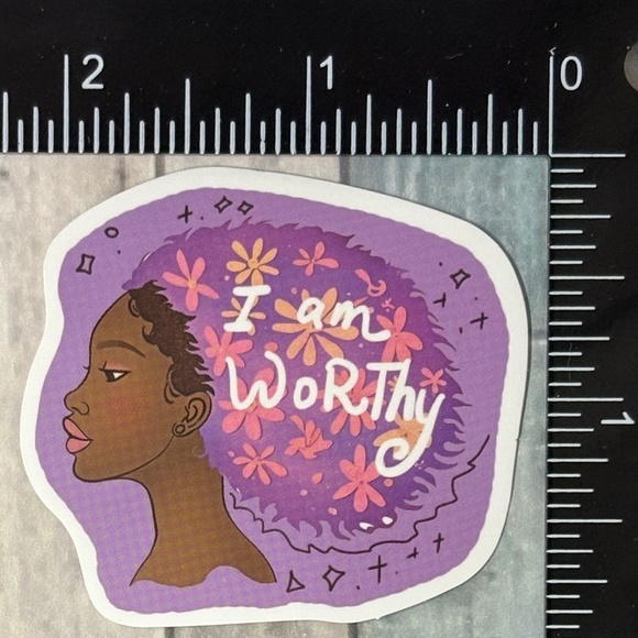 🌀10/$10🌀 Black Girl Magic Affirmation Reusable Waterproof Vinyl Sticker Decal - Picture 1 of 1